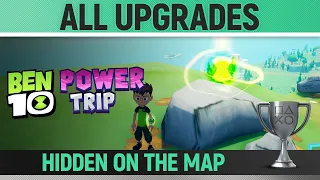 Ben 10: Power Trip - All 15 Upgrades - Hidden on the Map 🏆