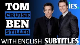 Impeccable English Speeches || TOM CRUISE & BEN STILLER: Footprint Ceremony | With English Subtitles