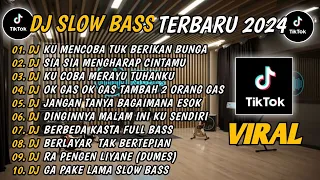 DJ SLOW BASS TERBARU 2024 | DJ VIRAL TIKTOK TERBARU 🎵 DJ KU MENCOBA TUK BERIKAN BUNGA 🎵 FULL BASS