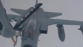 Air refueling gone wrong!  How not to do it.