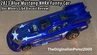 2023 Blue Mustang NHRA Funny Car (Hot Wheels 1/64 Diecast Review)