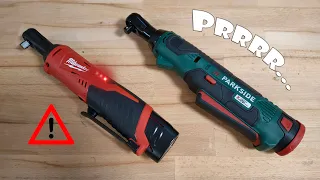 Milwaukee M12 IR vs Parkside PAR 12 A1 Cordless Ratchet