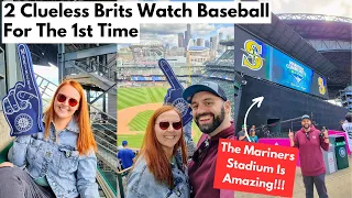 2 Clueless BRITS Watch Baseball For The 1ST TIME! Seattle Mariners V Houston Astros - This is So Fun