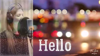 Hello ~ with lyrics ~ Diana Teivisa ~ cover ( Cue )