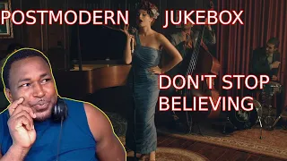 Don't Stop Believin' - Journey (ONE TAKE Vintage Postmodern Jukebox Cover) (First Time Hearing)