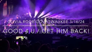 Olivia Rodrigo - good 4 u & get him back! live in Milwaukee 3/16/2024