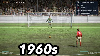 Playing A 1960s Football Match In FIFA