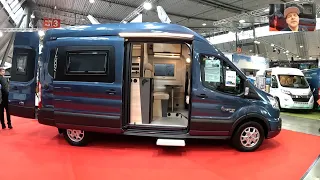 Dreamer Camper Van D 51 Fun blue addict by Rapido RV Ford Transit walkaround and interior K0818