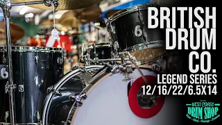 British Drum Co. Legend Series 12/16/22/6.5x14 Scandinavian Birch