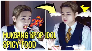 Mukbang Kpop Idol Spicy Food