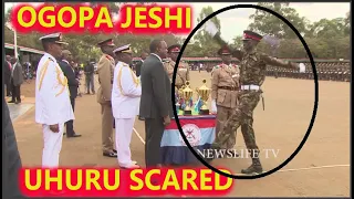 WHAT EXCITED PRESIDENT UHURU MOST DURING THE KDF PASSING OUT CEREMONY IN ELDORET , HATA ANAOGOPA.🔥🔥🔥