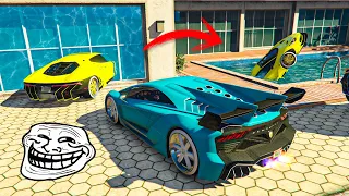 CARRERA TROLL! UN JUGADOR SE SABE LA CARRERA Y HACE TRAMPAS!! - GTA 5 ONLINE