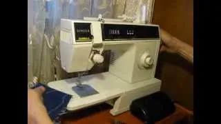 Sewing machine Швейная машина Singer 6211C test двойная игла