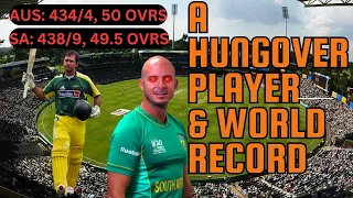 Highest run chase in ODIs  History 434 Australia vs South Africa 438 | World record in ODI History