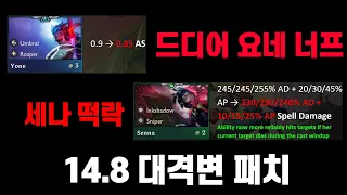 역대급 대격변 패치 큰거온다...14.8 메타가 완전 뒤바뀌는 패치노트 미리보기