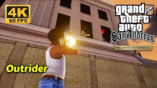 GTA San Andreas Remastered - Outrider - Mission Walkthrough 4K 60FPS