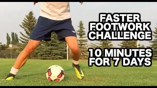 How to improve your footwork in soccer | 10 Soccer drills for faster soccer footwork