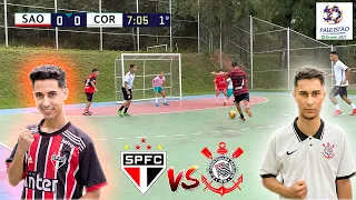 CORINTHIANS vs SÃO PAULO CAMPEONATO PAULISTA 5 vs 5 DESAFIOS DE FUTEBOL ‹ Rikinho ›