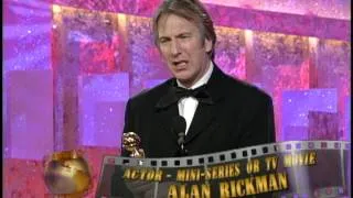 Golden Globes 1997 Alan Rickman Wins Best Actor For Rasputin