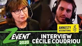 ZEVENT 2020 #11 : Interview Cécile Coudriou, Présidente d'Amnesty International France