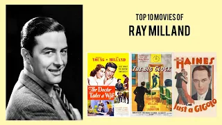 Ray Milland Top 10 Movies of Ray Milland| Best 10 Movies of Ray Milland