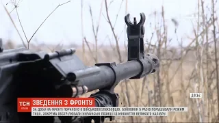 За добу на фронті поранено восьмеро українських військовослужбовців