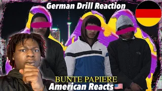 American Reacts to German Drill! Lucio101 X Lerizzle X Omar - Bunte Papiere (prod. by Richie Beatz)