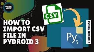 How to import csv file in pydroid 3