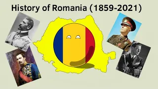 History of Romania in countryballs (1859-2021)