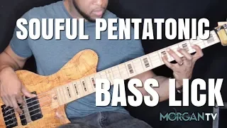 SOULFUL PENTATONIC BASS LICK - JERMAINE MORGAN TV