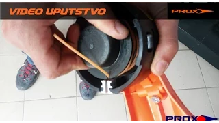 Montiranje silka na trimer STIHL FS 55 AutoCut 25-2 glava -- Mounting trimmer line on STIHL --