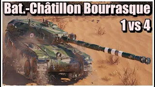 World of Tanks Bat.-Châtillon Bourrasque - 8 Kills 7,2K Damage (1vs4) Sand River