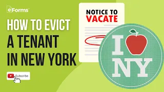 Evict A Tenant In New York - Easy Instructions