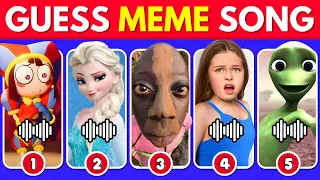 GUESS MEME & WHO'S SINGING🎤🎵🔥| Lay Lay, King Ferran,Salish Matter,MrBeast,Elsa,Tenge, Chipi Chapa