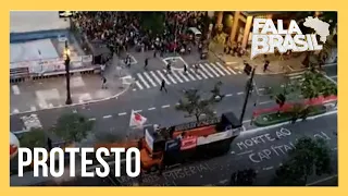 Protesto contra a Reforma da Previdência deixa feridos em São Paulo