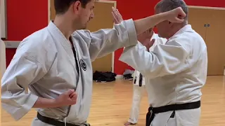 GOJU RYU KARATE - CLOSE RANGE BUNKAI WITH SHIHAN PAUL COLEMAN 8TH DAN