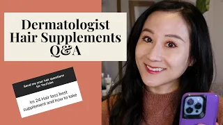 Best Hair Supplements for Hair Loss (According to A Dermatologist) | Dr. Jenny Liu