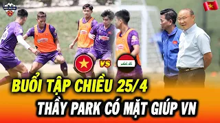 Buổi Tập Chiều 25/4 Tại Qatar, Thầy Park Có Mặt Tại Sân Tập, Luyện Chiêu Tủ Cho U23 VN Đấu Iraq