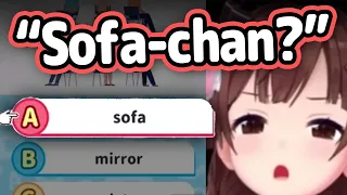 Sora Notices Chat Spamming "Sofa-chan" When They See The Word "Sofa"【Hololive】