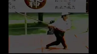 Masaaki Hatsumi Taikai (1993 Washington) bojutsu Bujinkan 9 ryu ha kamae