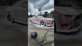 Washing A Mustang GT