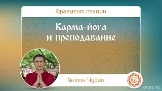 Карма-йога и преподавание. Антон Чудин