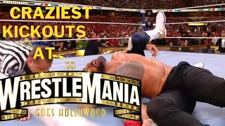 Top 22 Craziest Kickouts At Wrestlemania 39