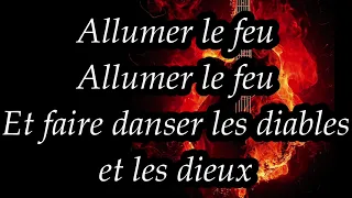 Allumer Le Feu - Johnny Hallyday | [Paroles / Lyrics]