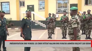 PRÉSENTATION DES VOEUX : LE CHEF D'ÉTAT MAJOR DES FORCES ARMÉES RECOIT LES SIENS