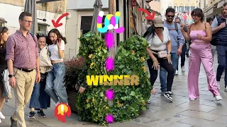 BEST SCARES OF BUSHMAN PRANK 2024 IN SEVERAL DIFFERENT CITIES👻 CRAZY MOMENTS! HILARIOUS REACTIONS