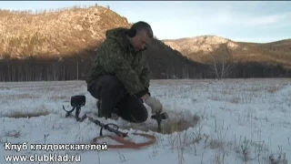 Зимний коп. Поиск монет и кладов зимой.