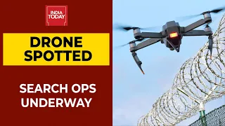 BSF Fires At A Drone Spotted In Arnia Sector, It Return Towards Pakistan | Breaking