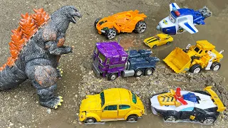 TRANSFORMERS: DEATH??? TRAIN JCB TOY CARTOON HELICOPTER CRANE, JCB, TRACTOR, BUS, TRAIN, CAR, TOYS