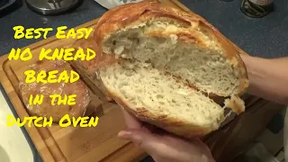 BEST EASY NO KNEAD BREAD in the DUTCH OVEN